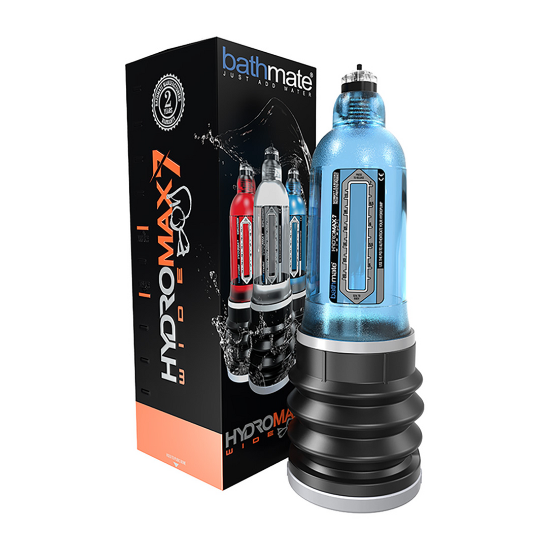 HydroMax7 Wide Boy – Penis Pomp – Blauw