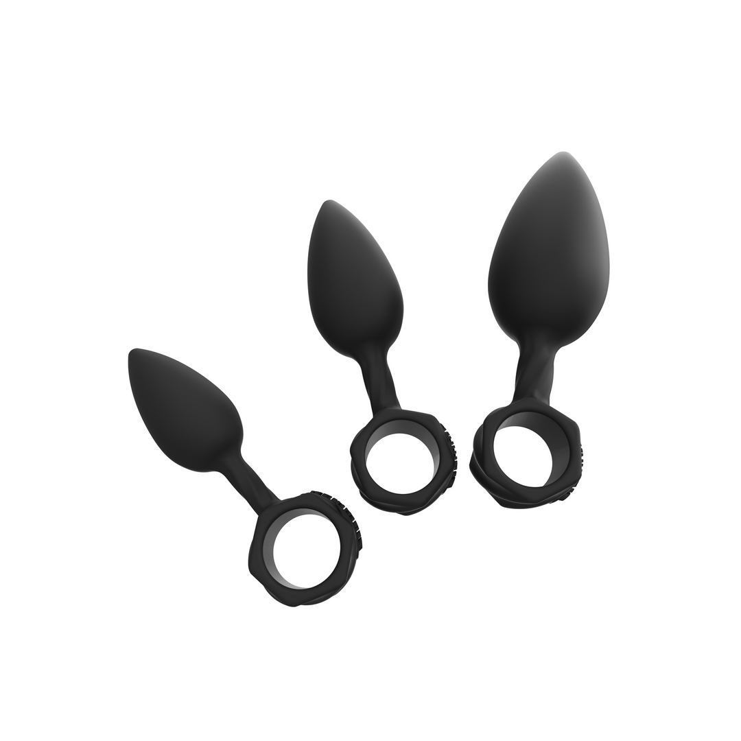 Vibe – Anal Training Plugs – Set van 3 – Zwart
