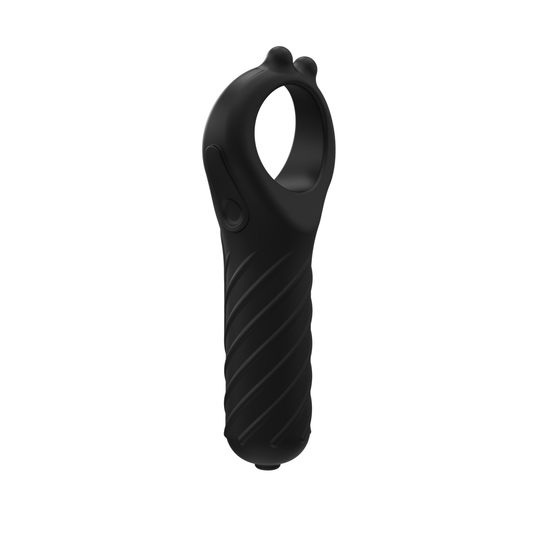 Vibe – Edge – Vibrerende Cockring en Bullet – Zwart