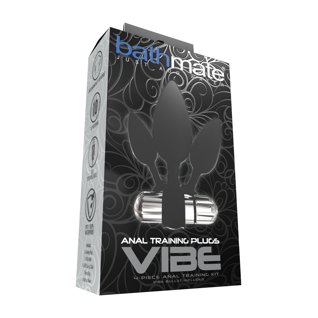 Vibe – Vibrerende Anale Trainingspluggen – Set van 3 – Zwart