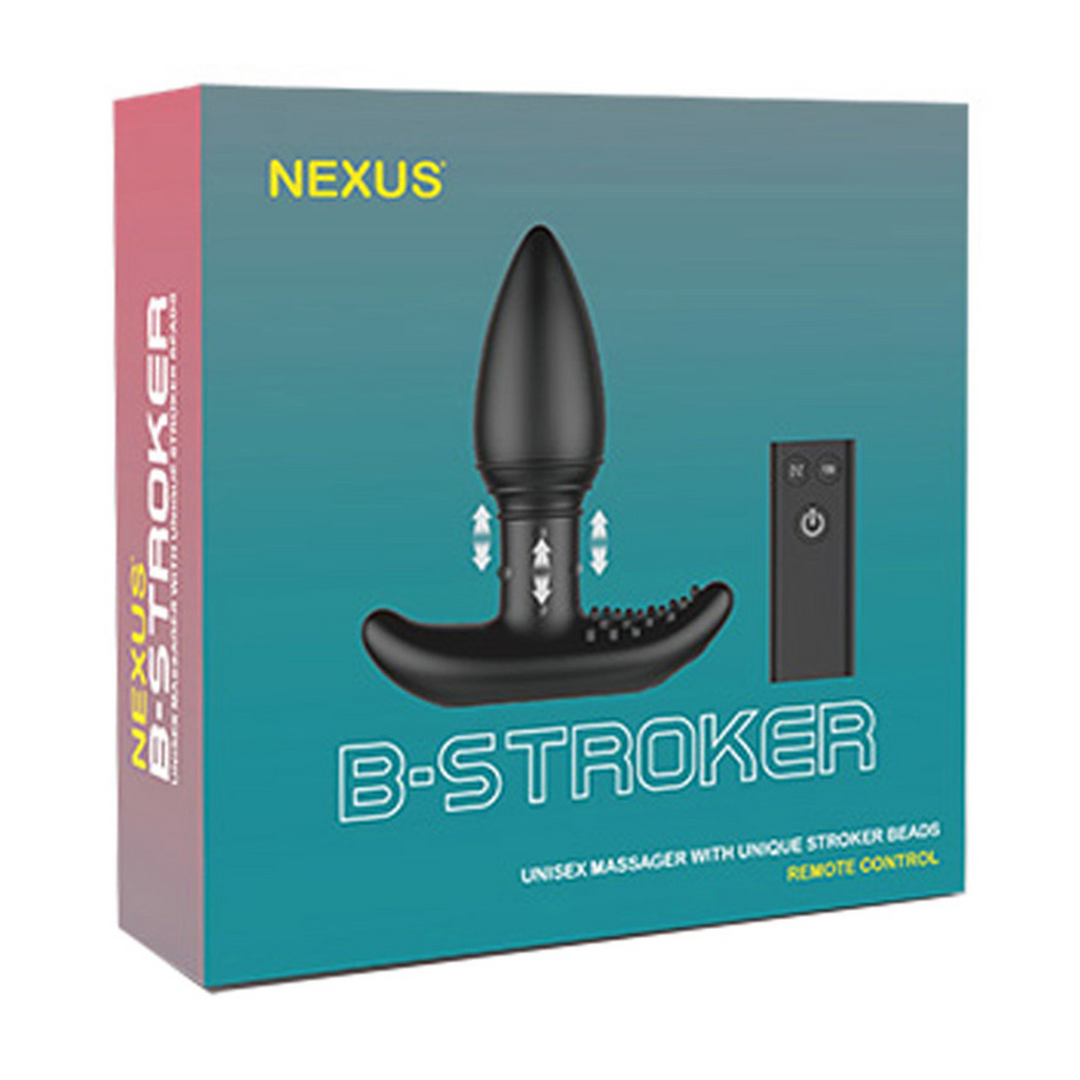 B-Stroker – Unisex Massager met Unieke Rimming Kralen en Afstandsbediening