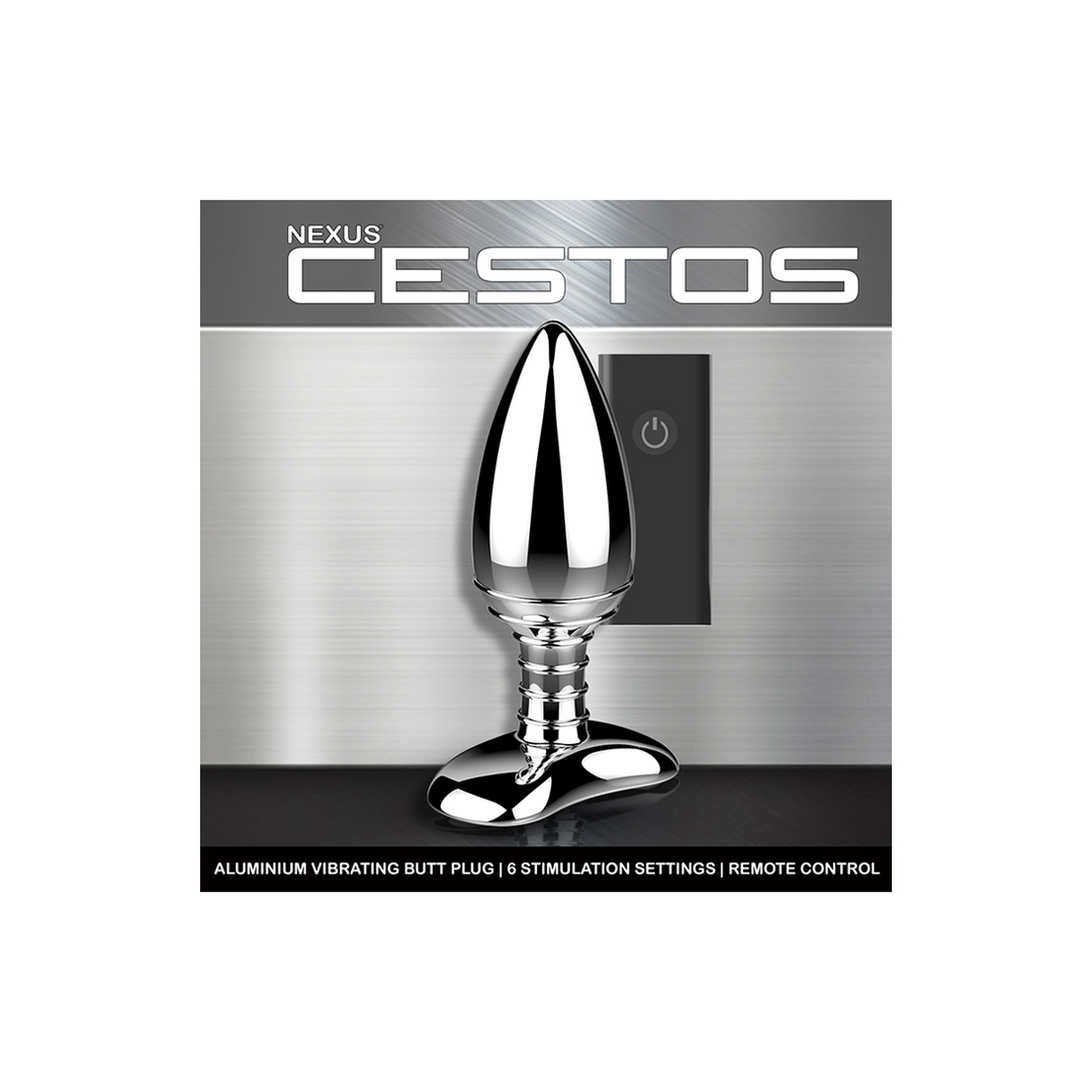 Cestos – Aluminium Vibrerende Butt Plug met Afstandsbediening