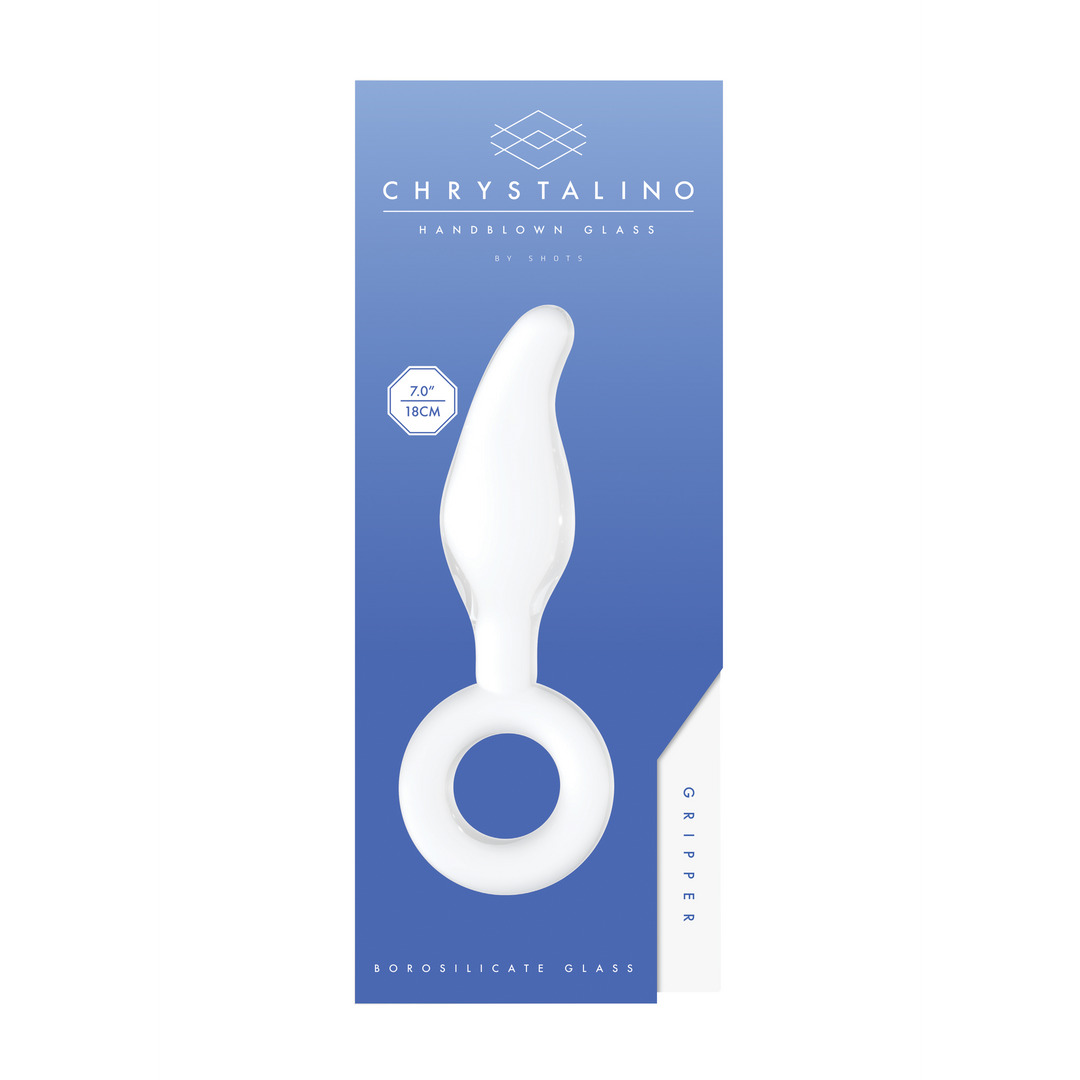 Gripper – Glass Dildo with Ring