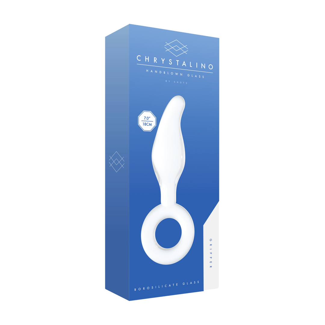 Gripper – Glass Dildo with Ring