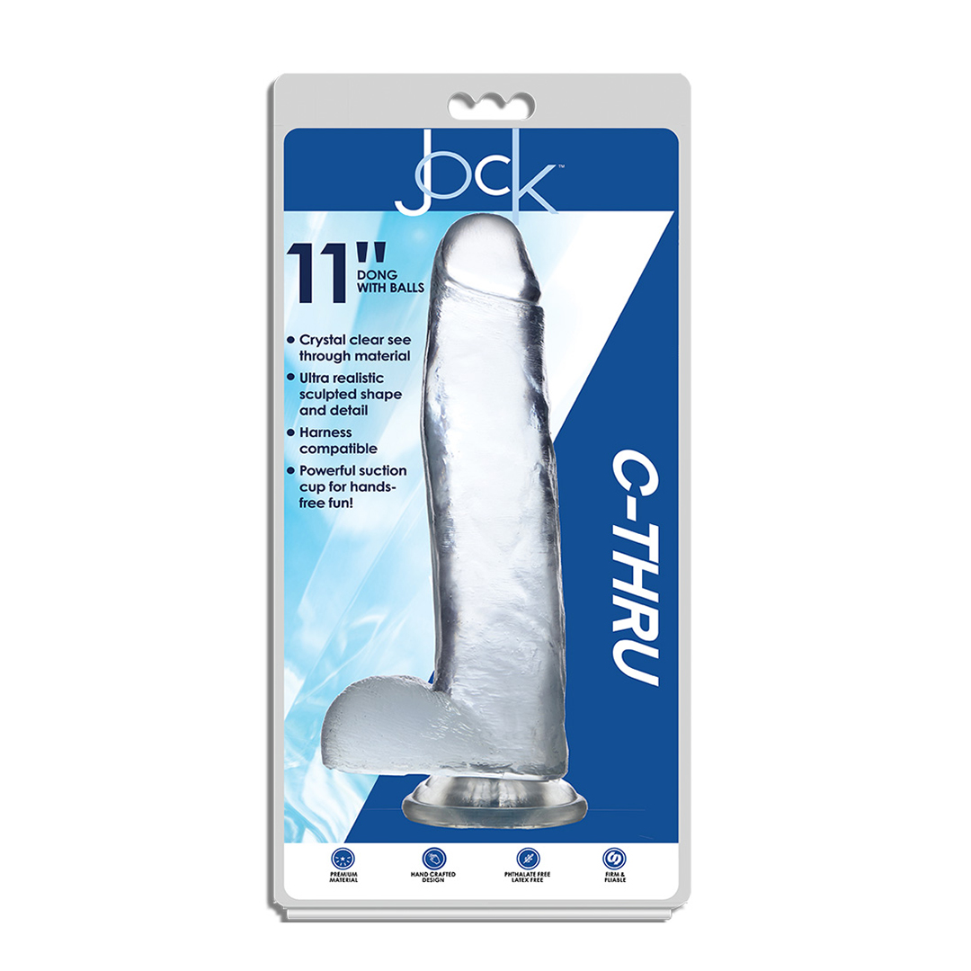 Dildo met Ballen – 11 / 28 cm