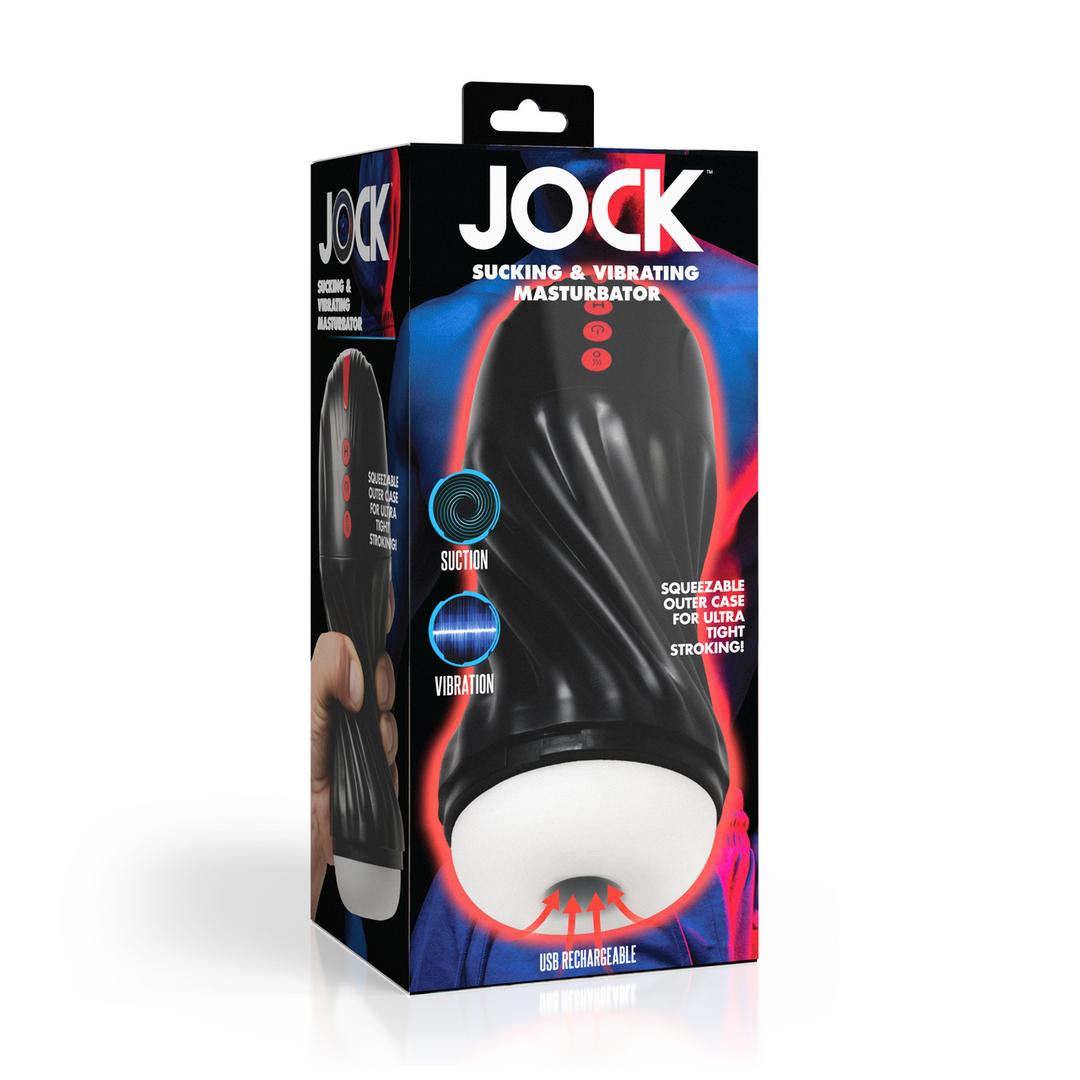 Zuigende en Vibrerende Masturbator – Zwart