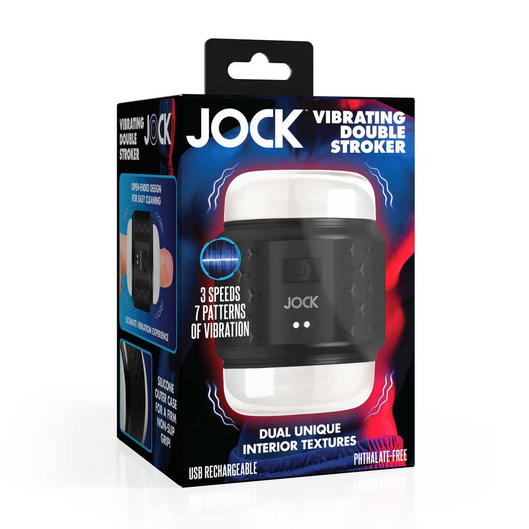 Vibrerende Dubbele Stroker – Zwart