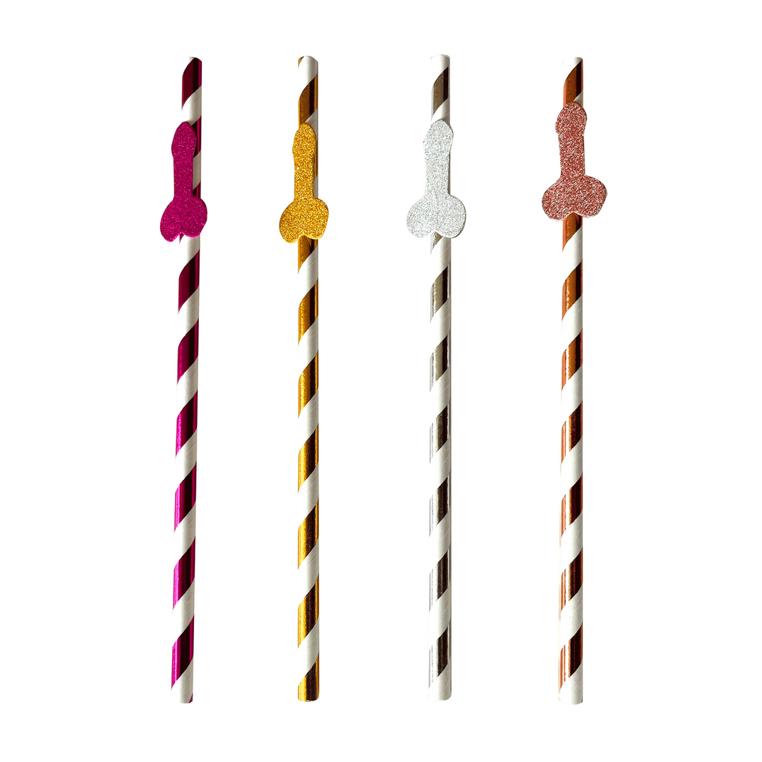 Glitterati – Penis Tall Party Rietjes
