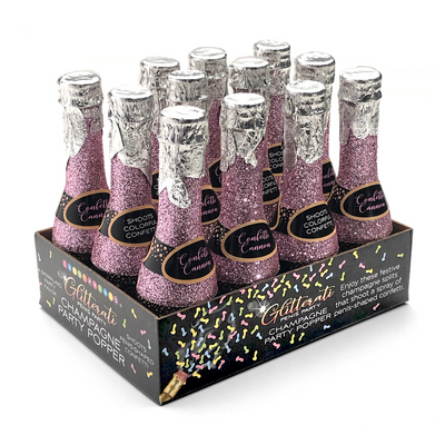 Glitterati - Champagne Confetti - Display van 12 Glitterati - Champagne Confetti - Display van 12
