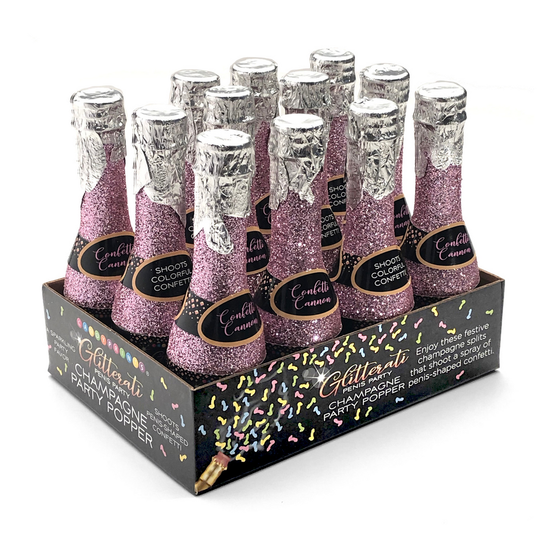 Glitterati – Champagne Confetti – Display van 12