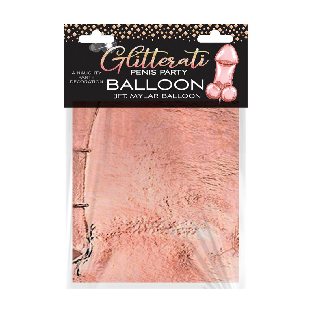 Glitterati – 3ft Roségouden Mylar Ballon