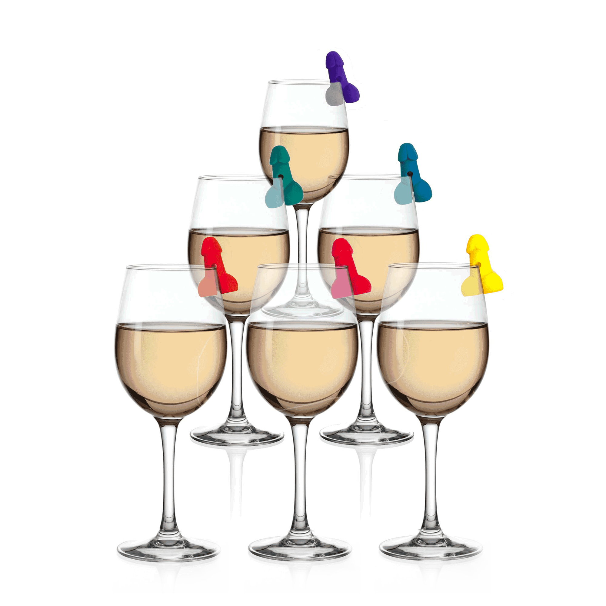 Super Fun Penis – Cocktail Markers – Set van 6