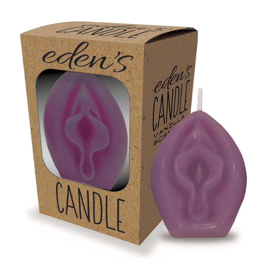 Eden’s Candle – Vanille Geurige Vagina – Aubergine