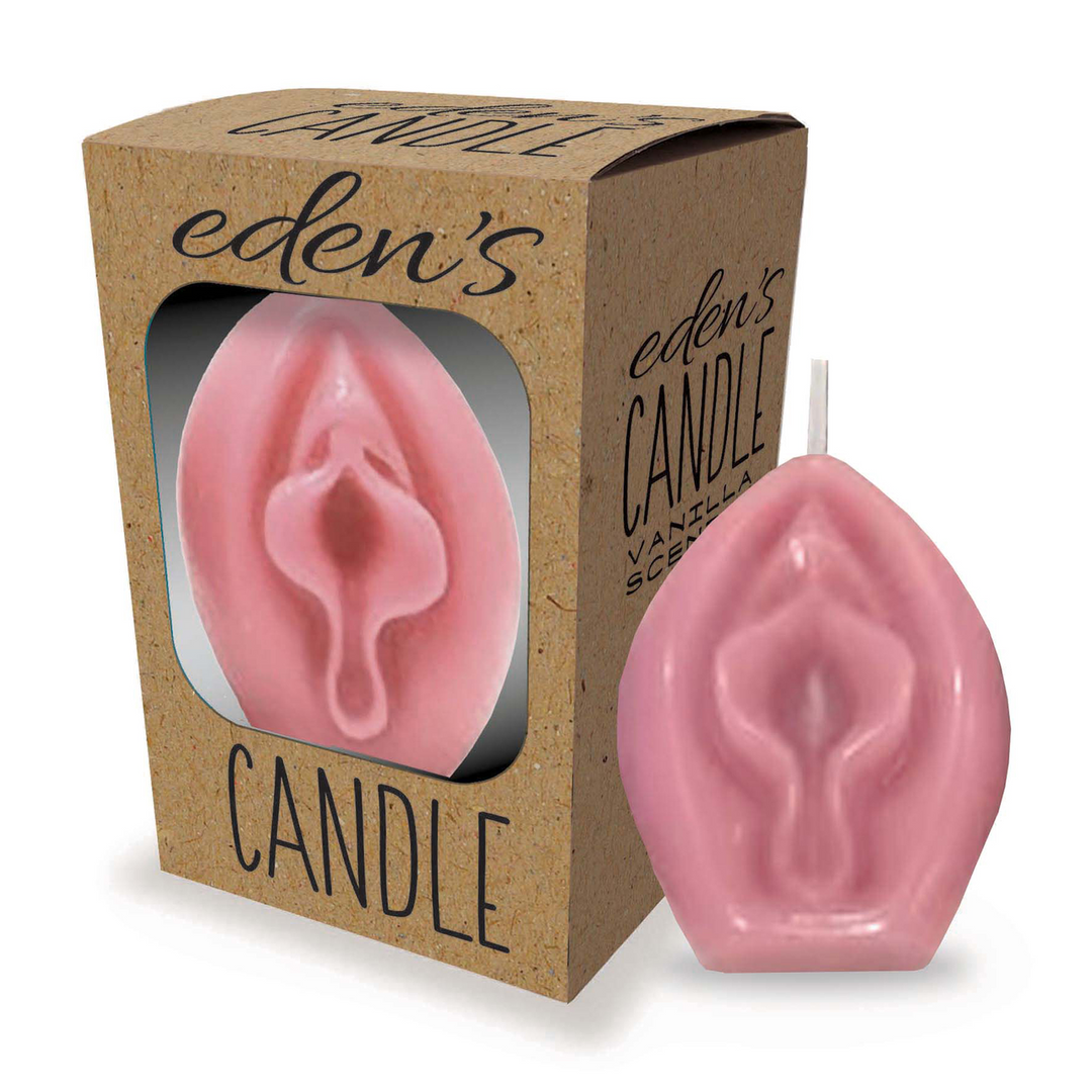 Eden’s Candle – Vanille Geurende Vagina – Roos