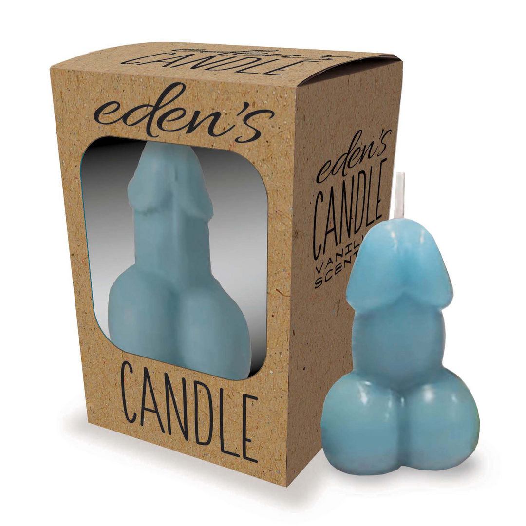 Eden’s Candle – Vanille Geurende Penis – Blauw