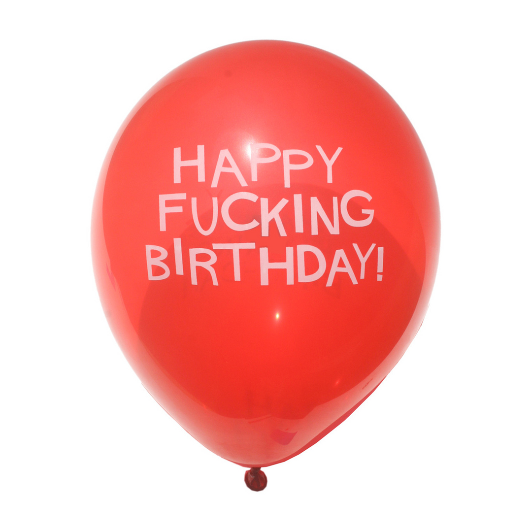 X-Rated Verjaardag – Ballonnen