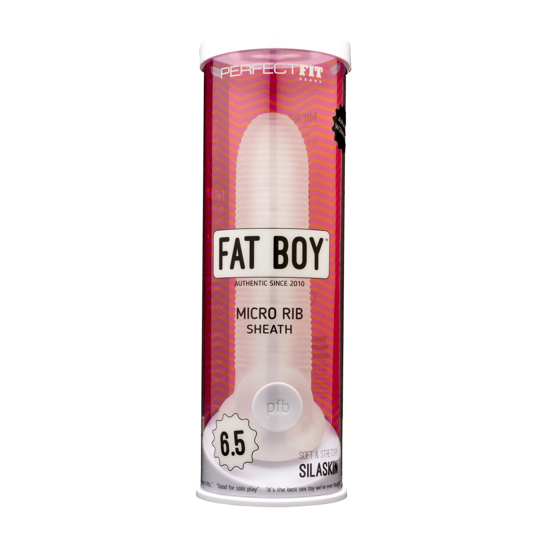 Fat Boy Micro Ribbed Sheath – Dildo – 6 / 16,5 cm