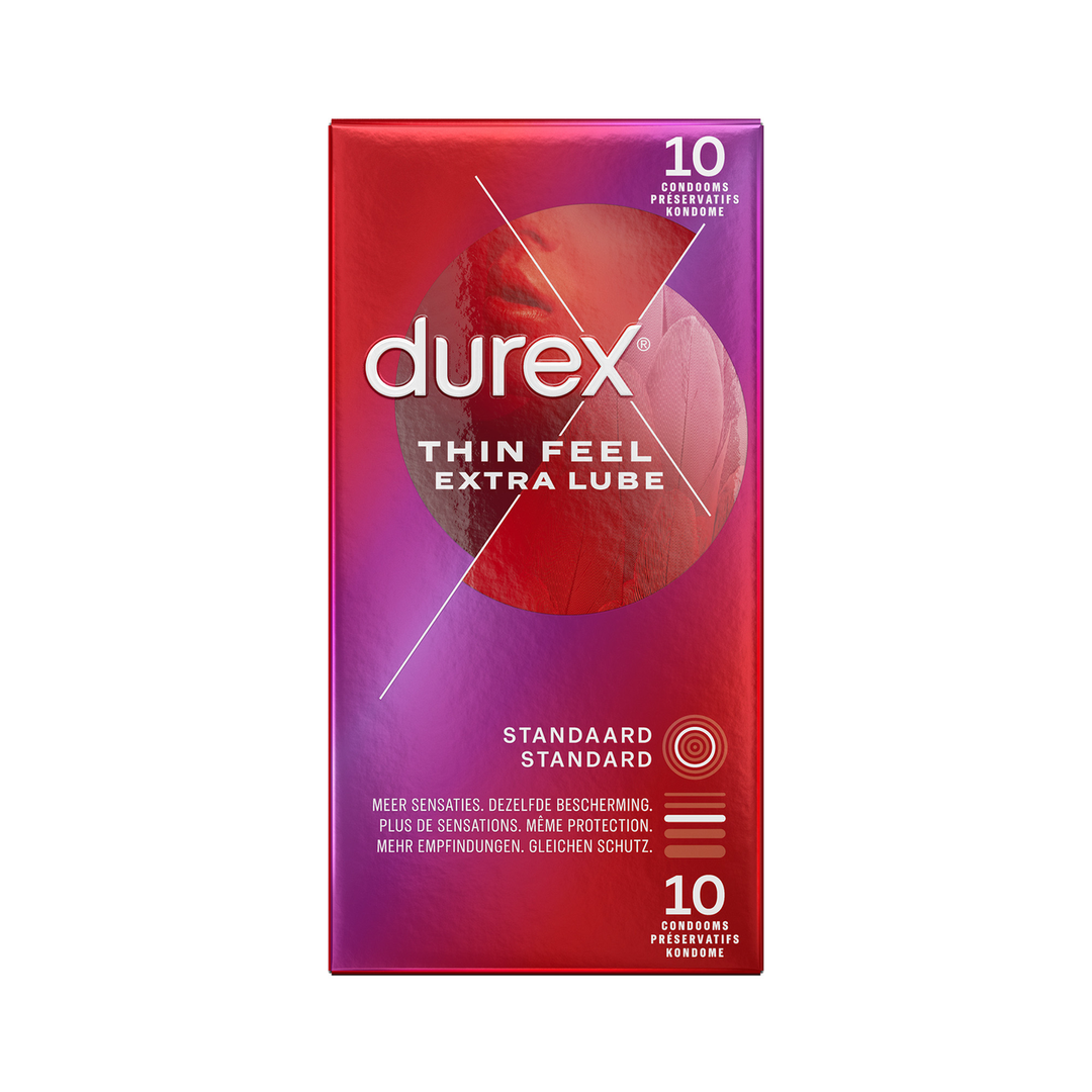 Dunne Gevoel Extra Lube – Condooms – 10 Stuks
