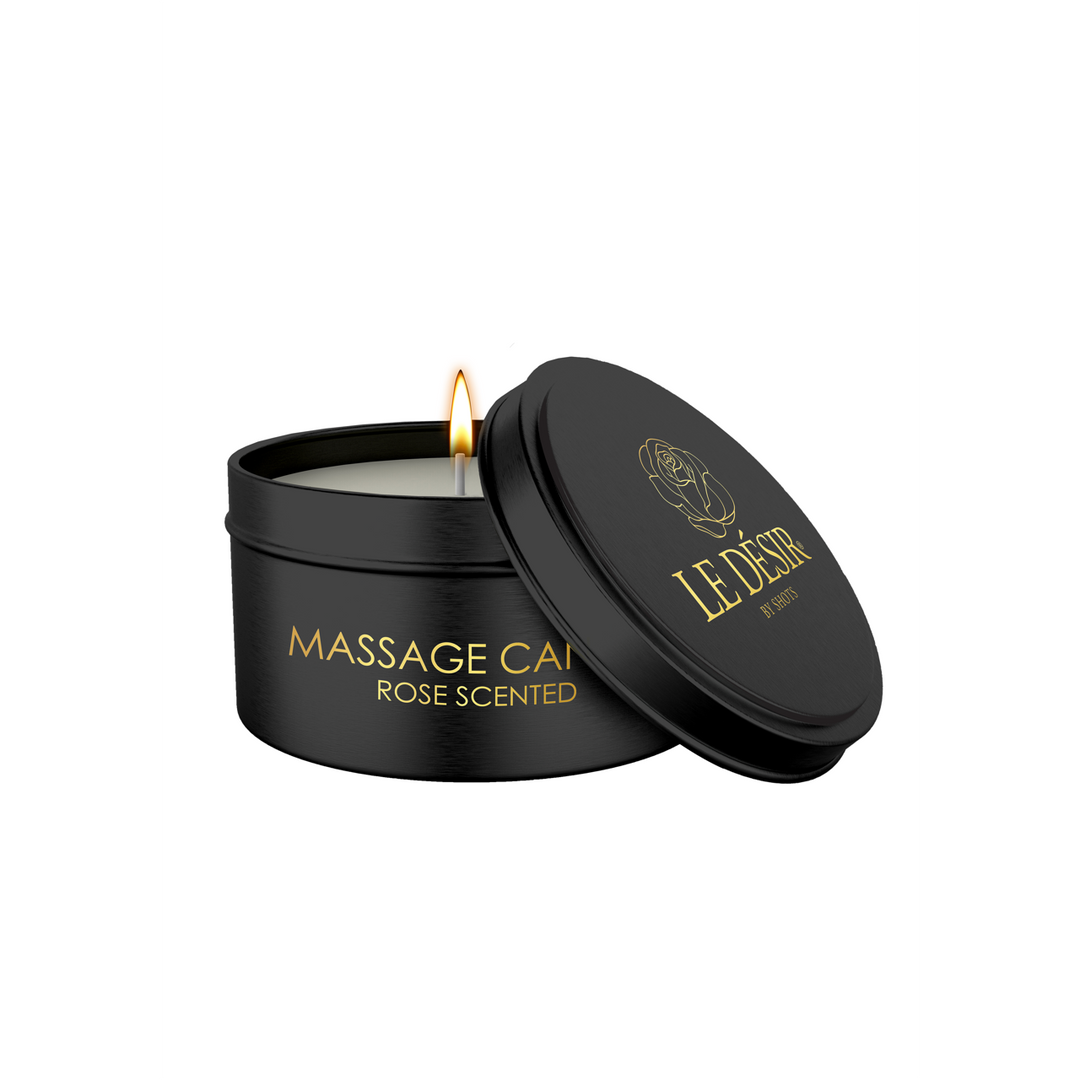 Erotische Massagekaars – Rozengeur