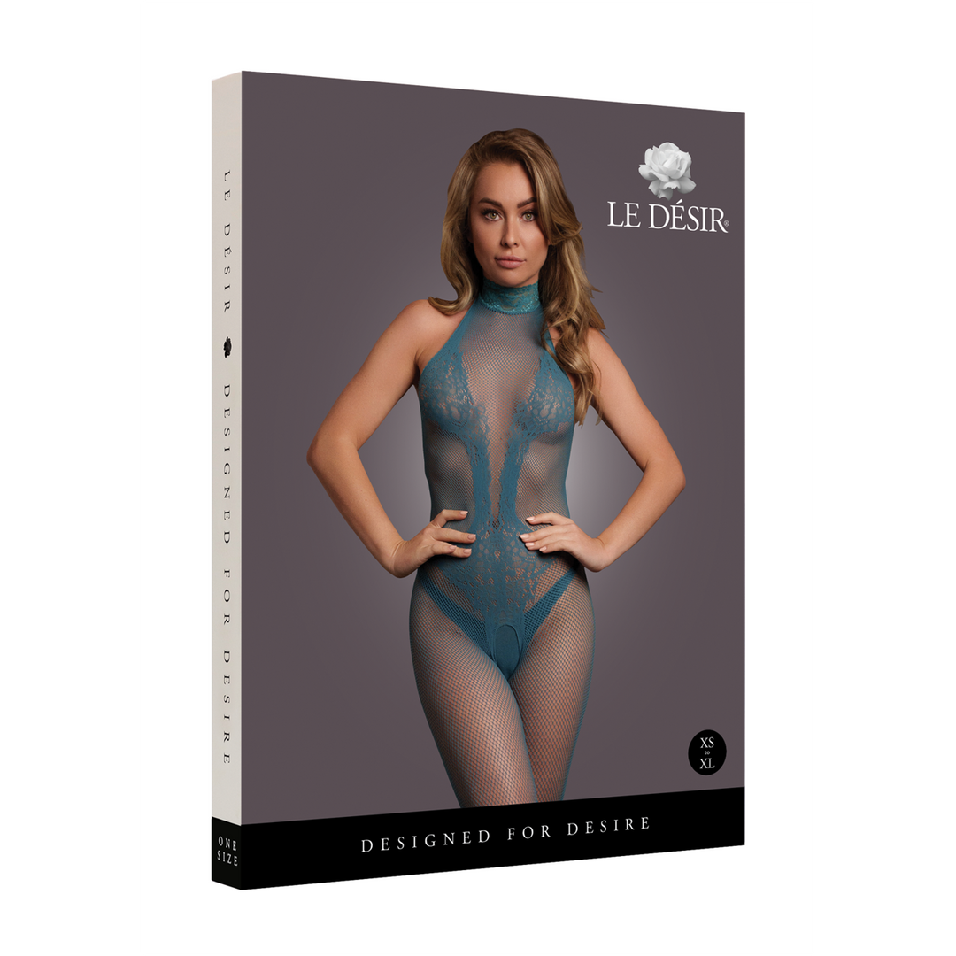 Visnet en Kant Bodystocking – Één Maat
