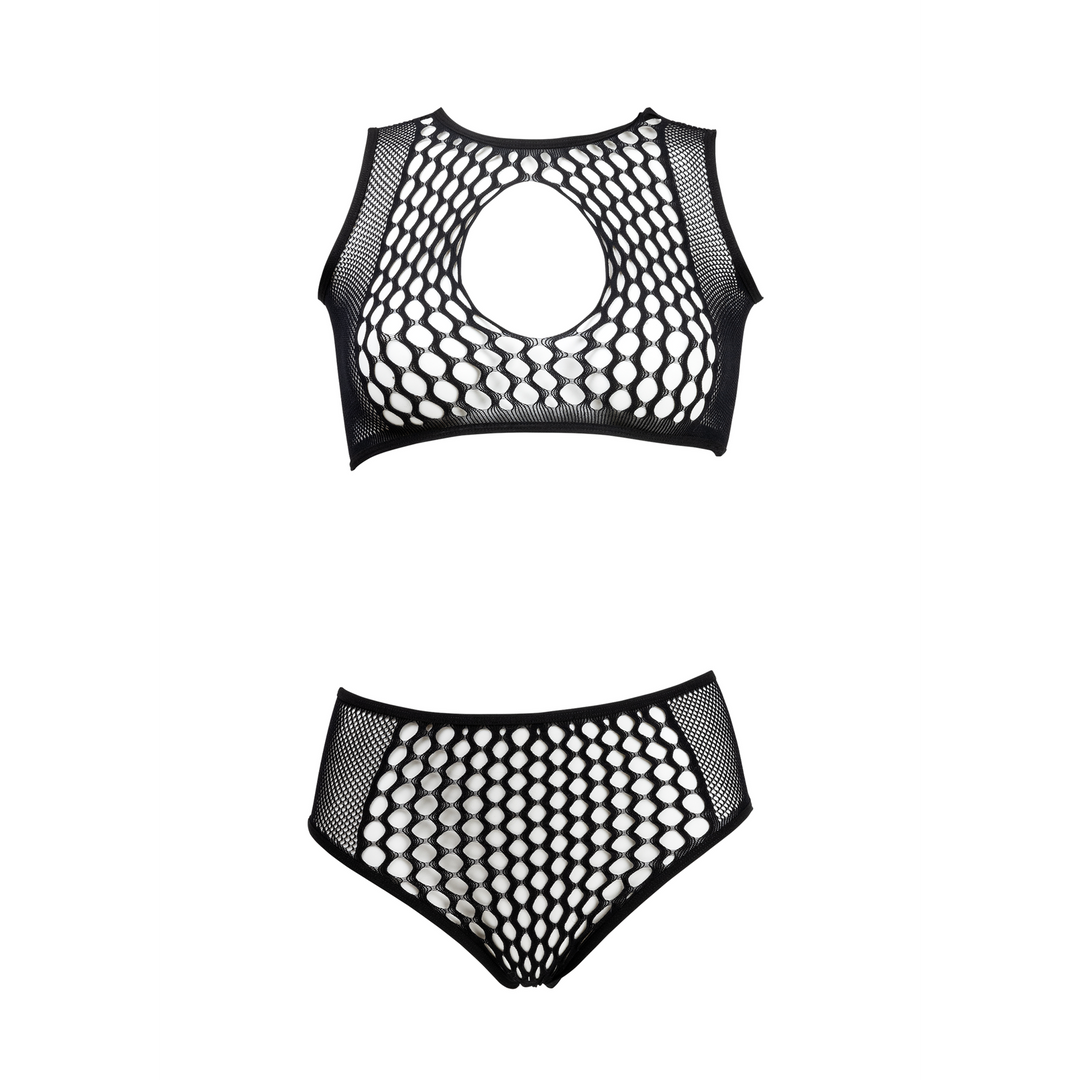 Duo Net Key-Hole Beha Set – One Size