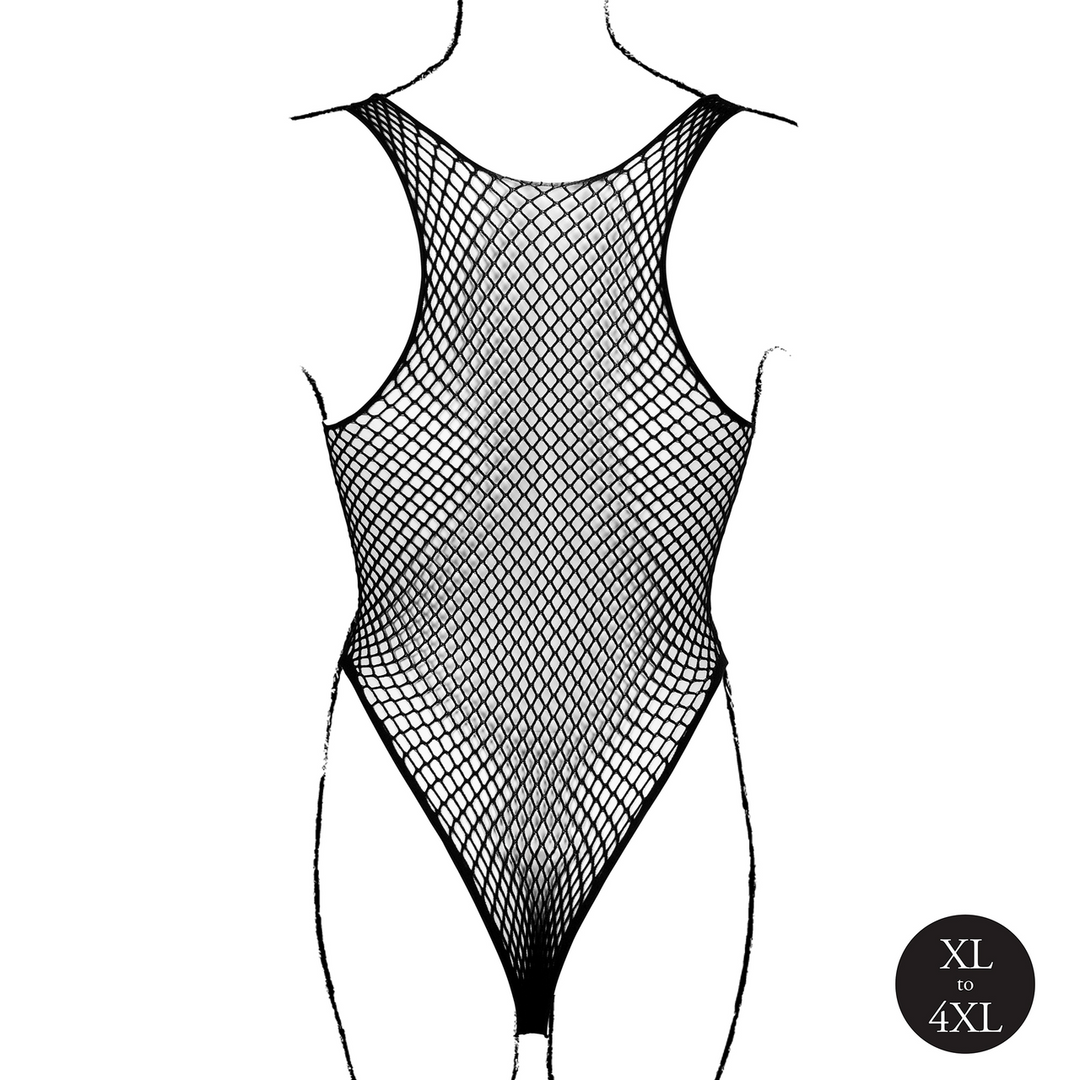 Body with Fishnet Structure - Queen Size - Black