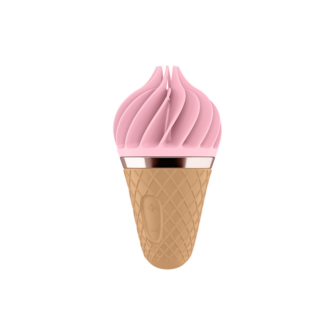 Zoete Traktatie – Stimulerende Tongspinnator – Roze/Bruin