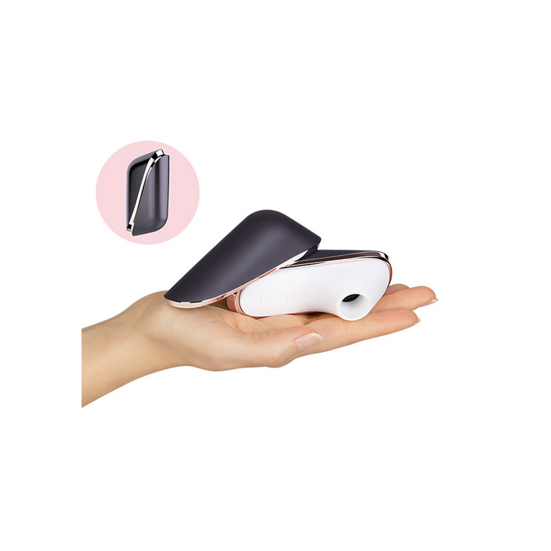 Traveler – Air Pulse Stimulator – Aubergine/Rose Gold