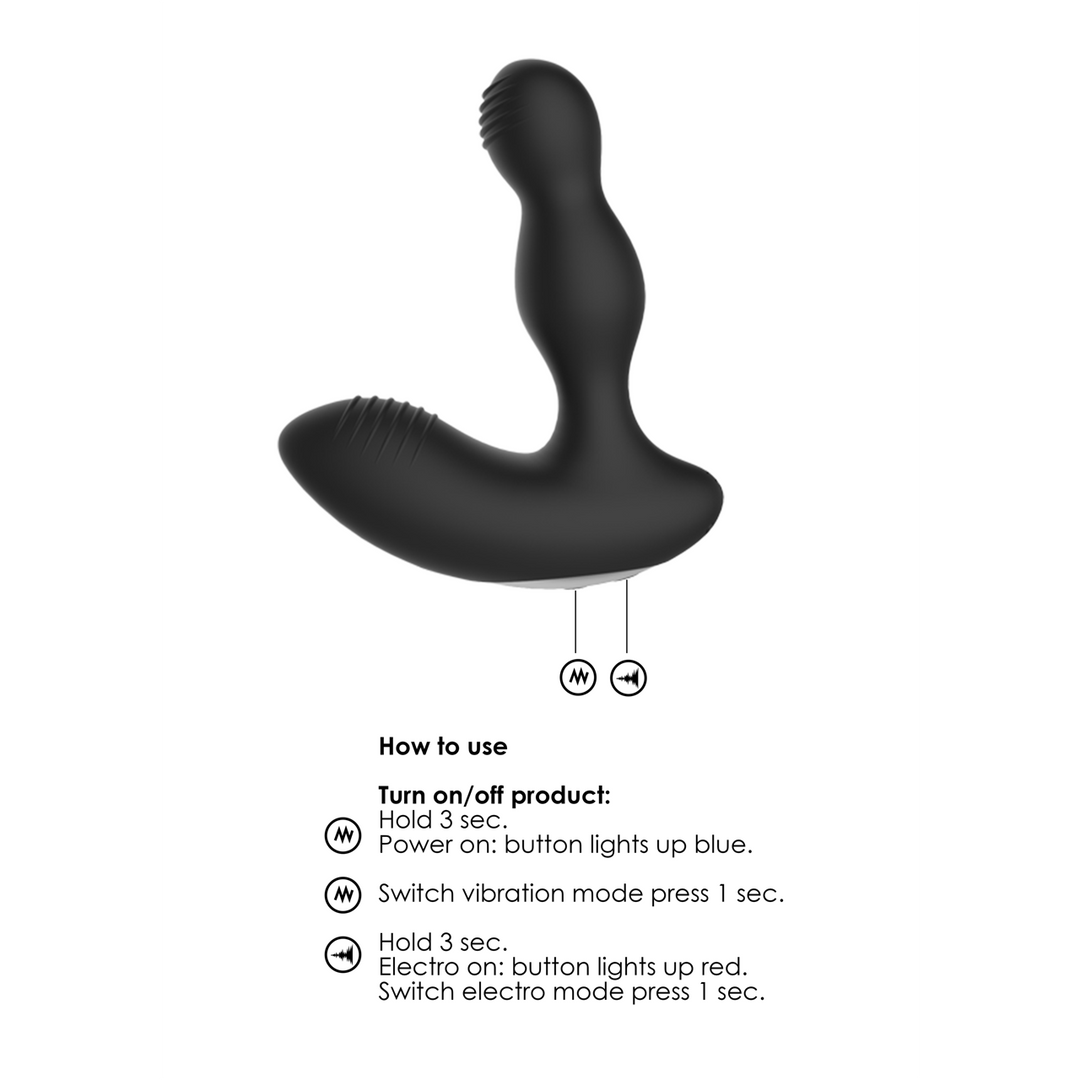 E-Stimulatie Vibrerende Prostaatmassager