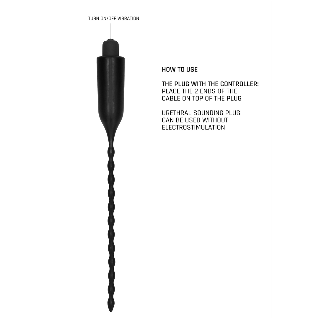 E-Stimulation Vibrerende Urethrale Sounding Plug
