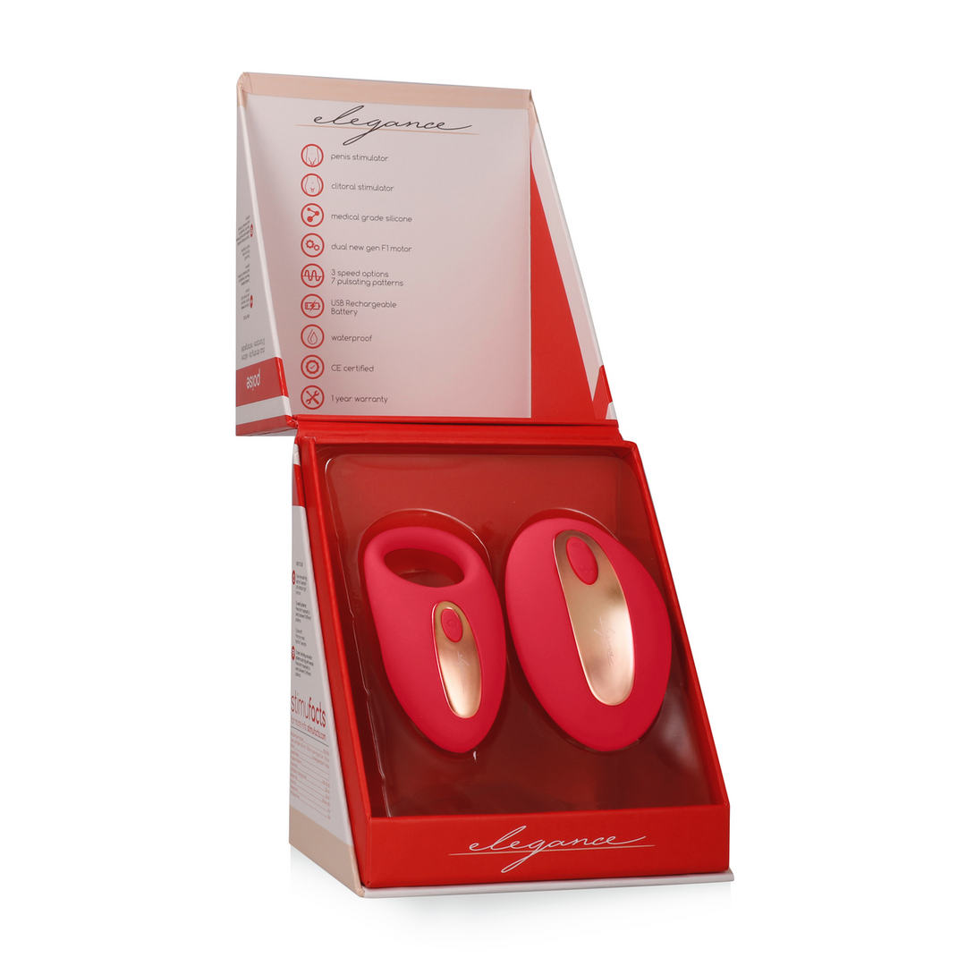 Dual Vibrerend Speelgoed – Poise – Rood