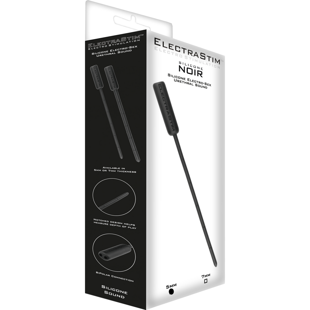 Silicone Noir Flexibel Geluid – 5mm – Zwart