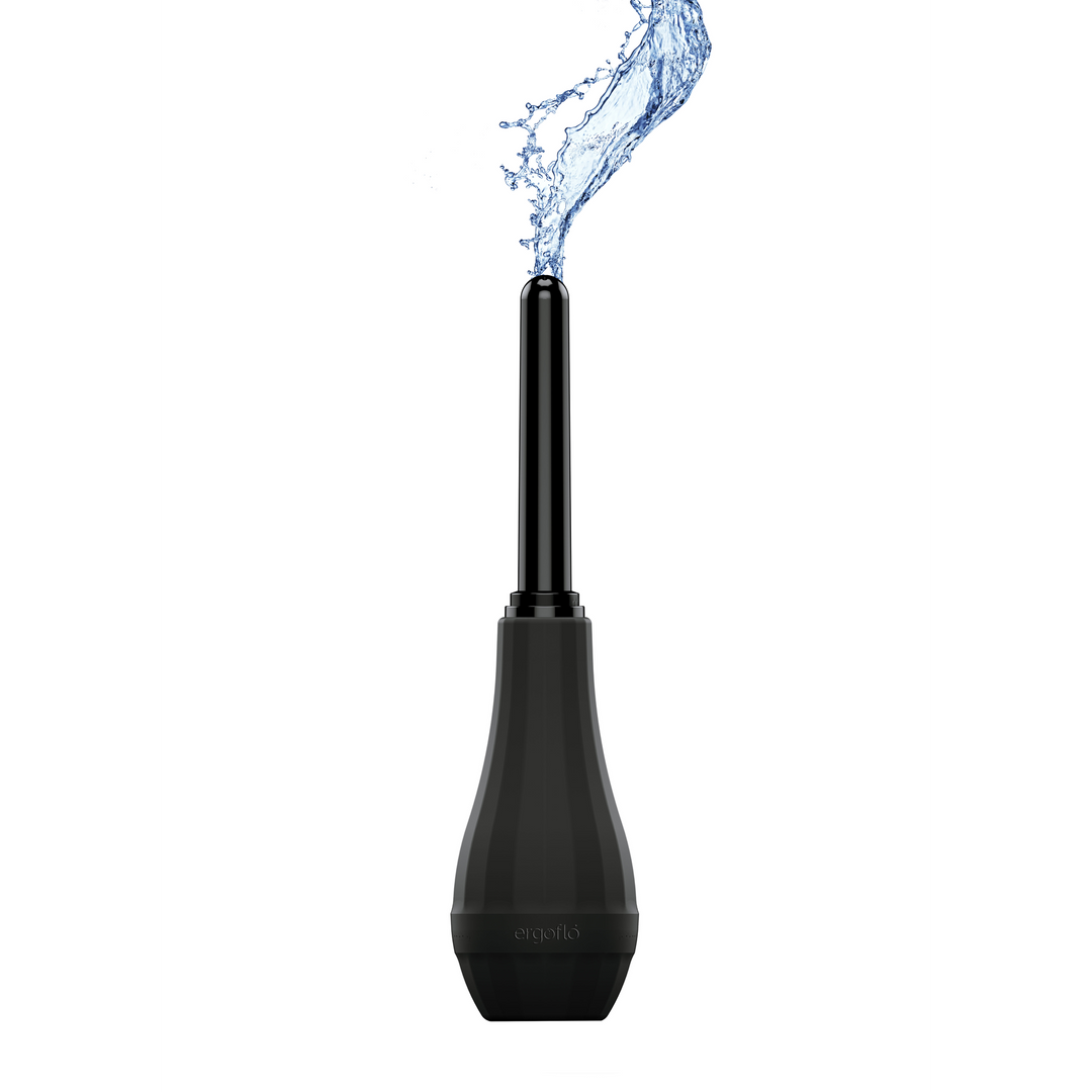 Ergoflo Extra – Anale Douche – Zwart
