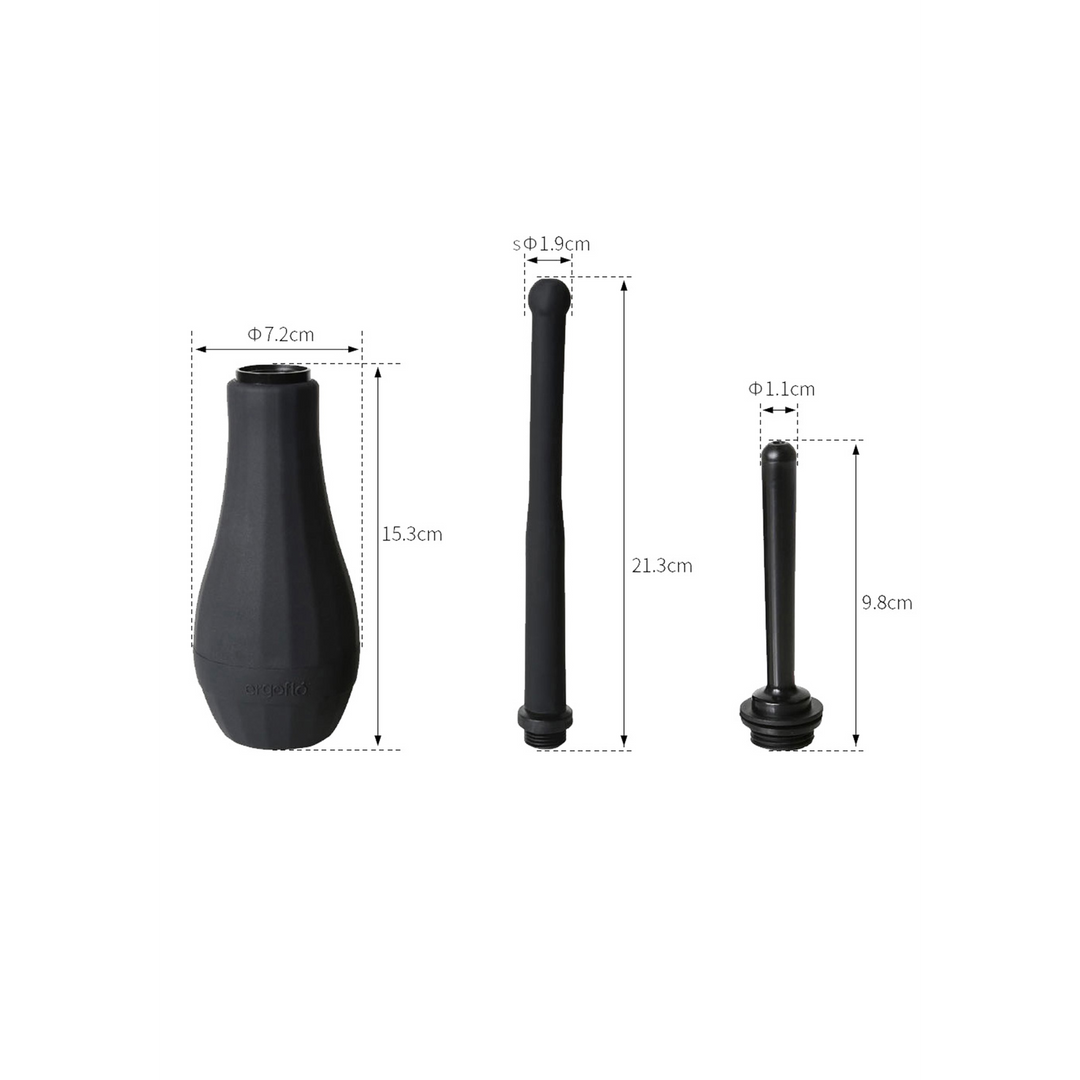 Ergoflo Director – Anale Douche – Zwart