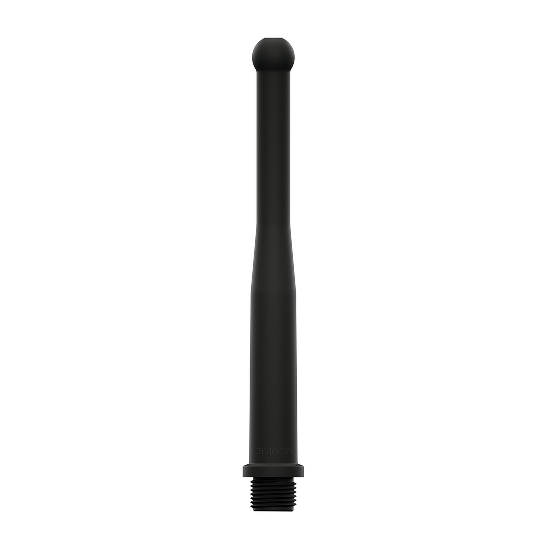 Ergoflo – Silicone Flex Tip voor Anale Douche – 8 / 20 cm – Zwart