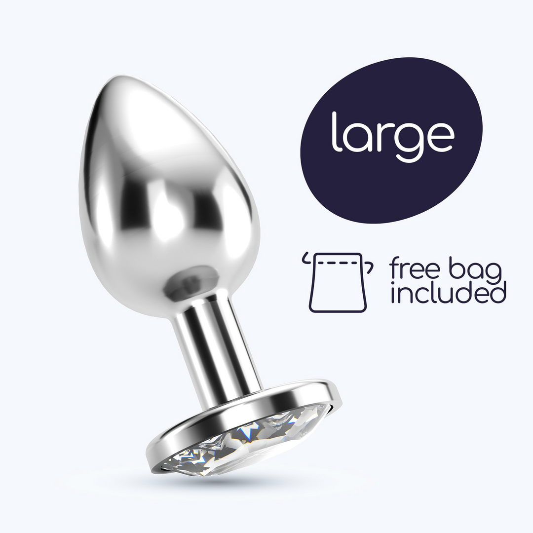 Bijou - Anal Jewel Plug - Large - Clear