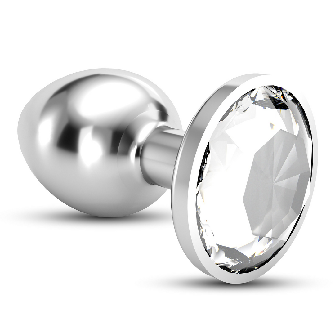 Bijou - Anal Jewel Plug - Large - Clear