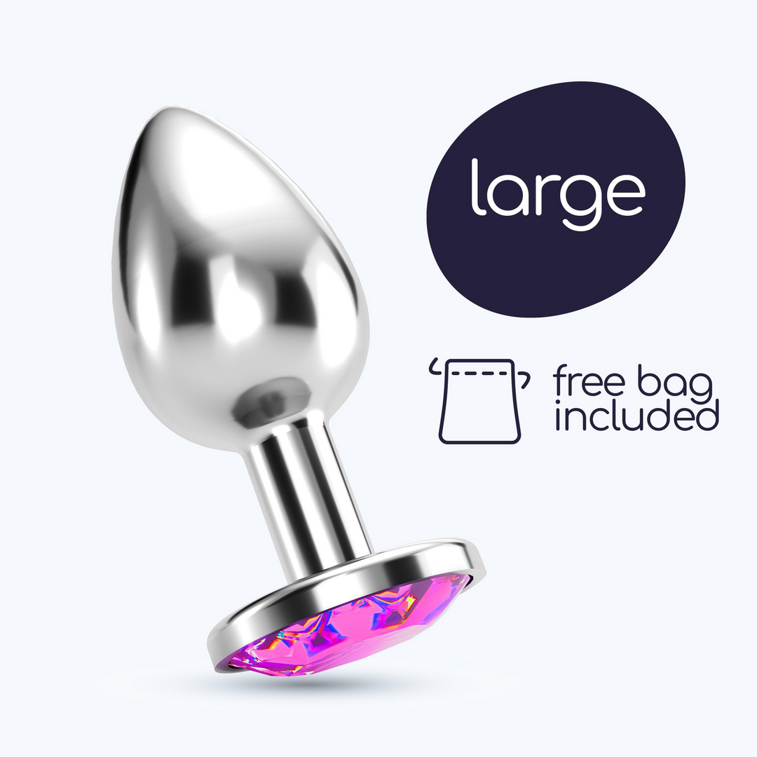 Bijou - Anal Jewel Plug - Large - Pink