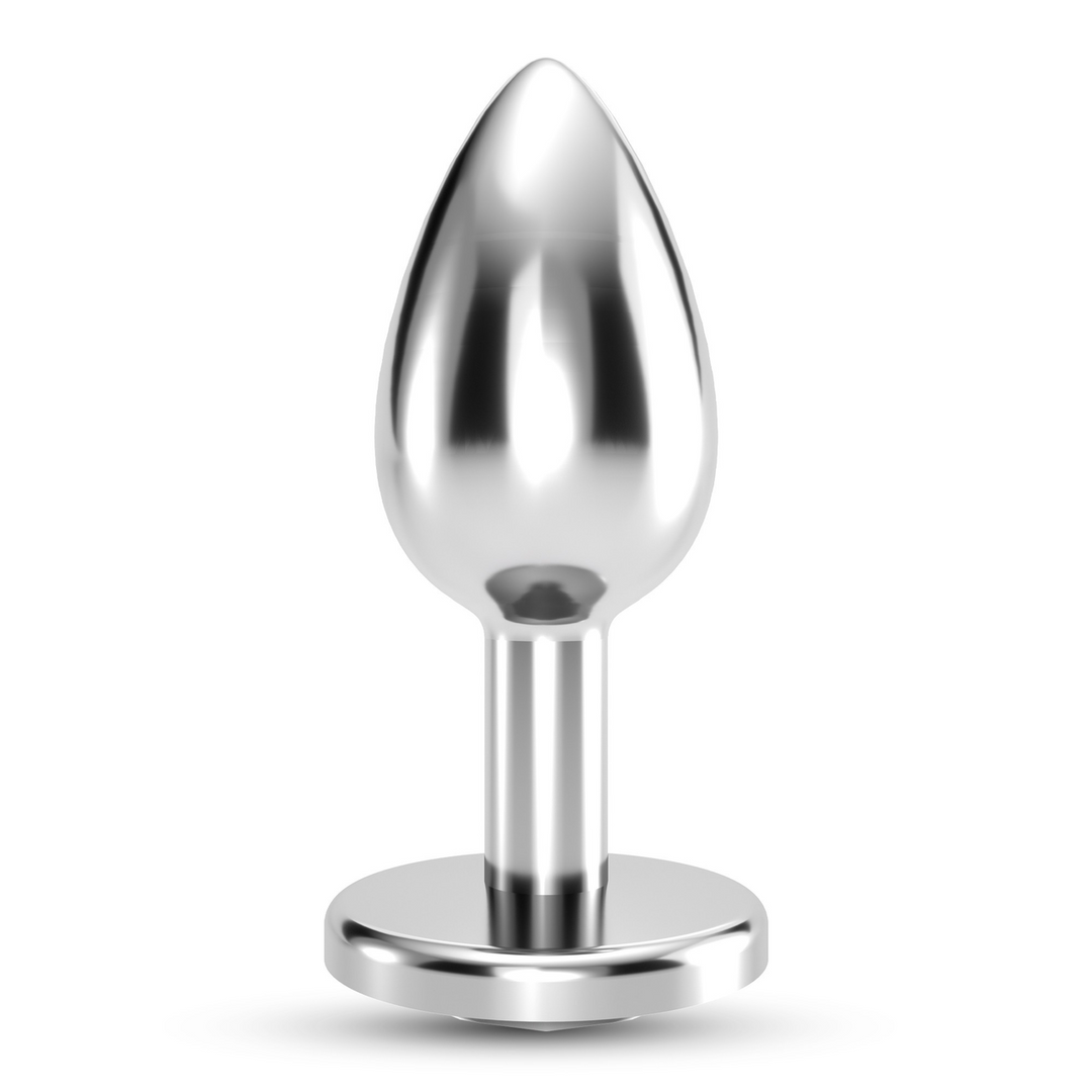 Bijou - Anal Jewel Plug - Medium - Black