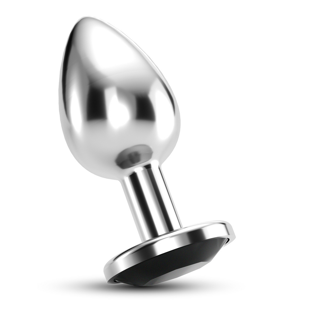 Bijou - Anal Jewel Plug - Medium - Black