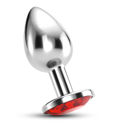 Bijou - Plug Anal Joyero - Mediano - Rojo
