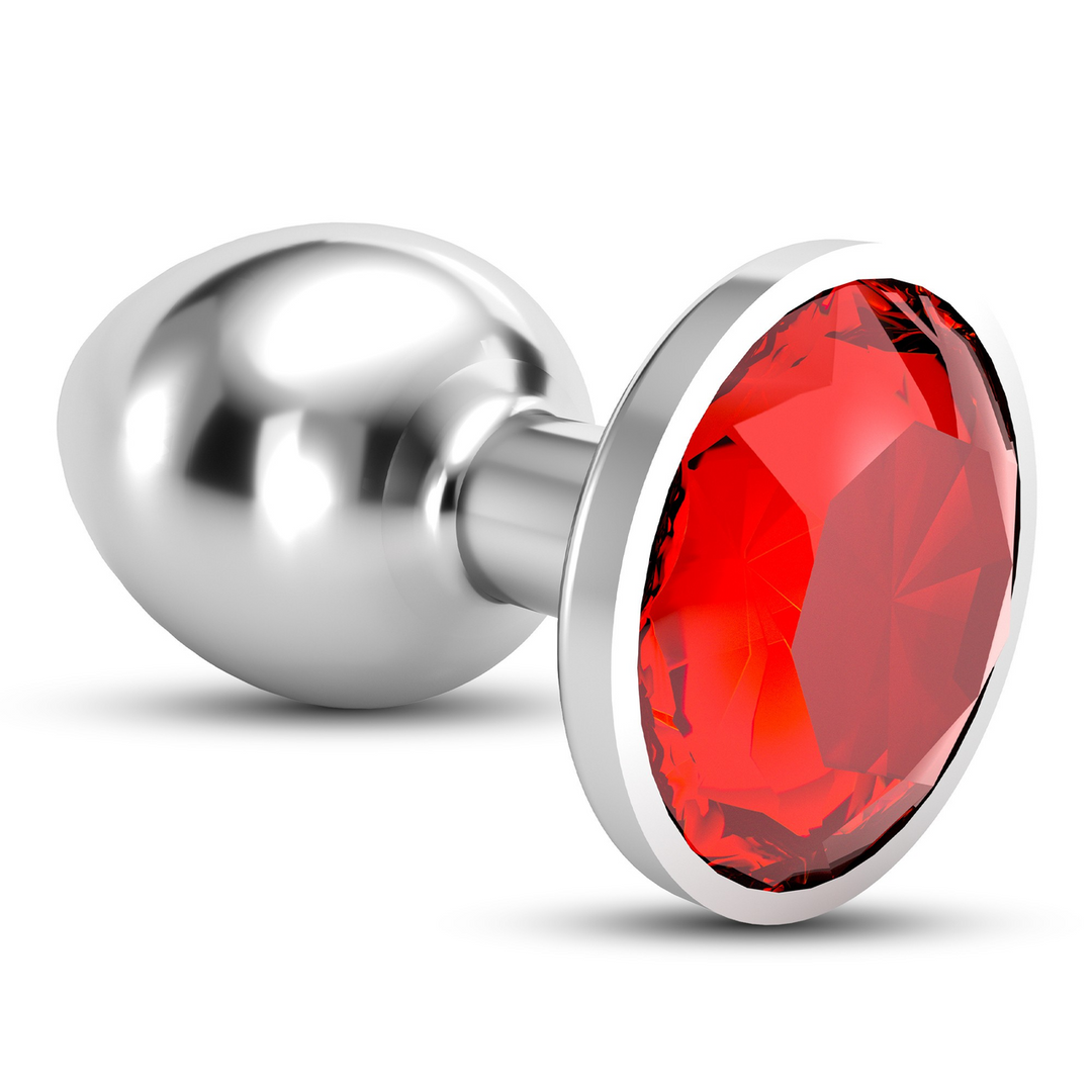 Bijou - Anal Jewel Plug - Large - Red
