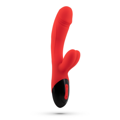 Dare Dong - Vibrador Conejito Recargable - Rojo