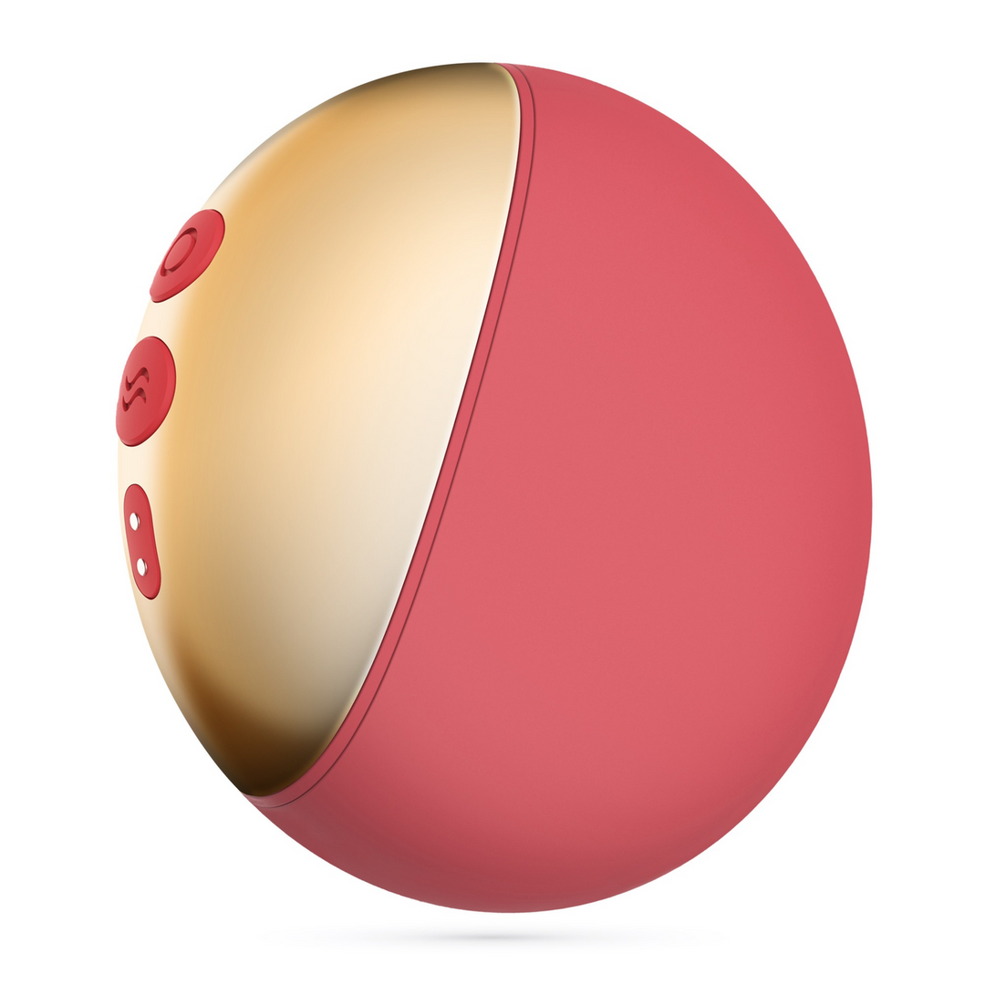 Arcane - Licking Couples Vibrator - Red/Golden