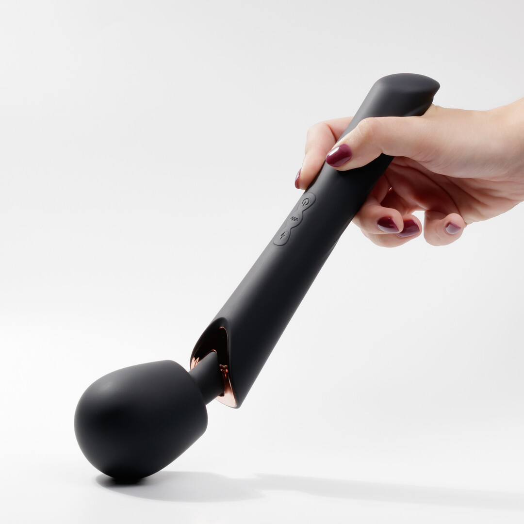 Holly - Rechargeable Wand Massager - Black