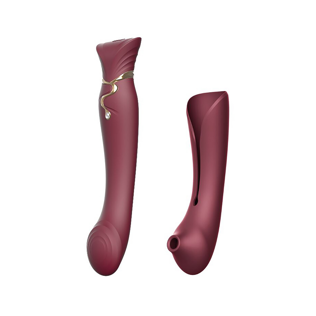 Queen – G-Spot Vibrator en Air Pulse Stimulator