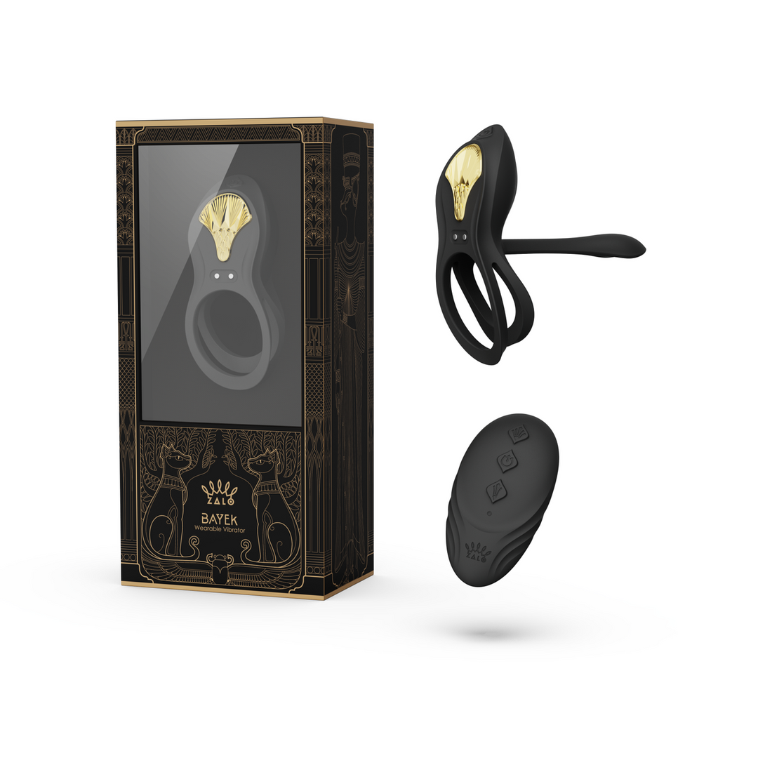 BAYEK – Draagbare Vibrator – Obsidiaan Zwart