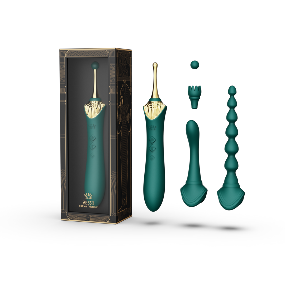 Bess 2 – Clitorale Vibrator – Turquoise Groen