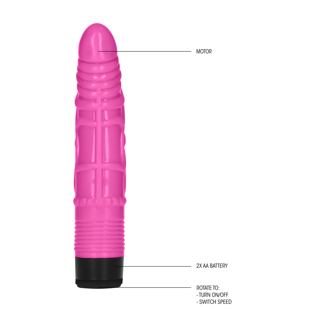 Slight Realistic Dildo Vibrator – 8 / 20 cm