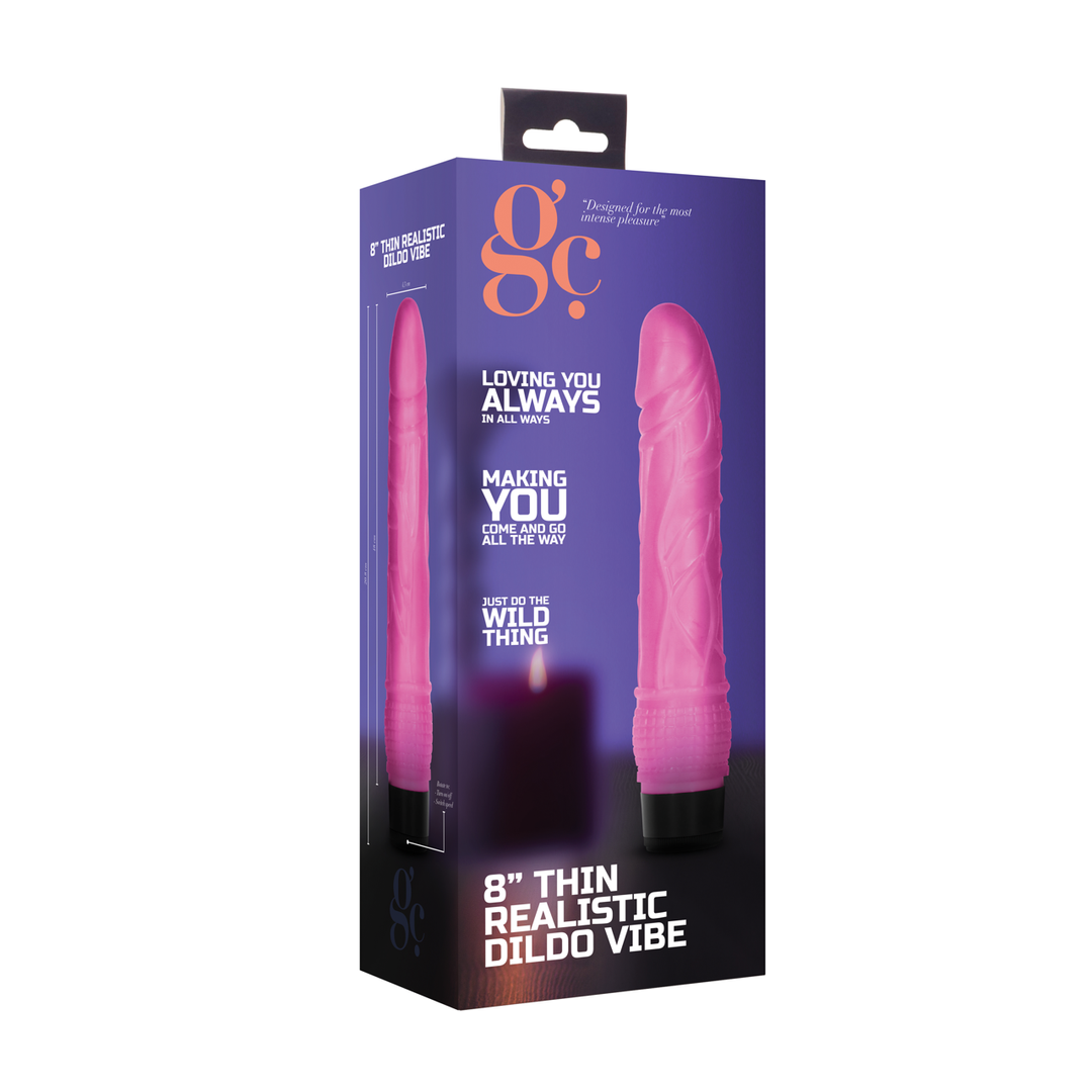 Dunne Realistische Dildo Vibrator – 8 / 20 cm